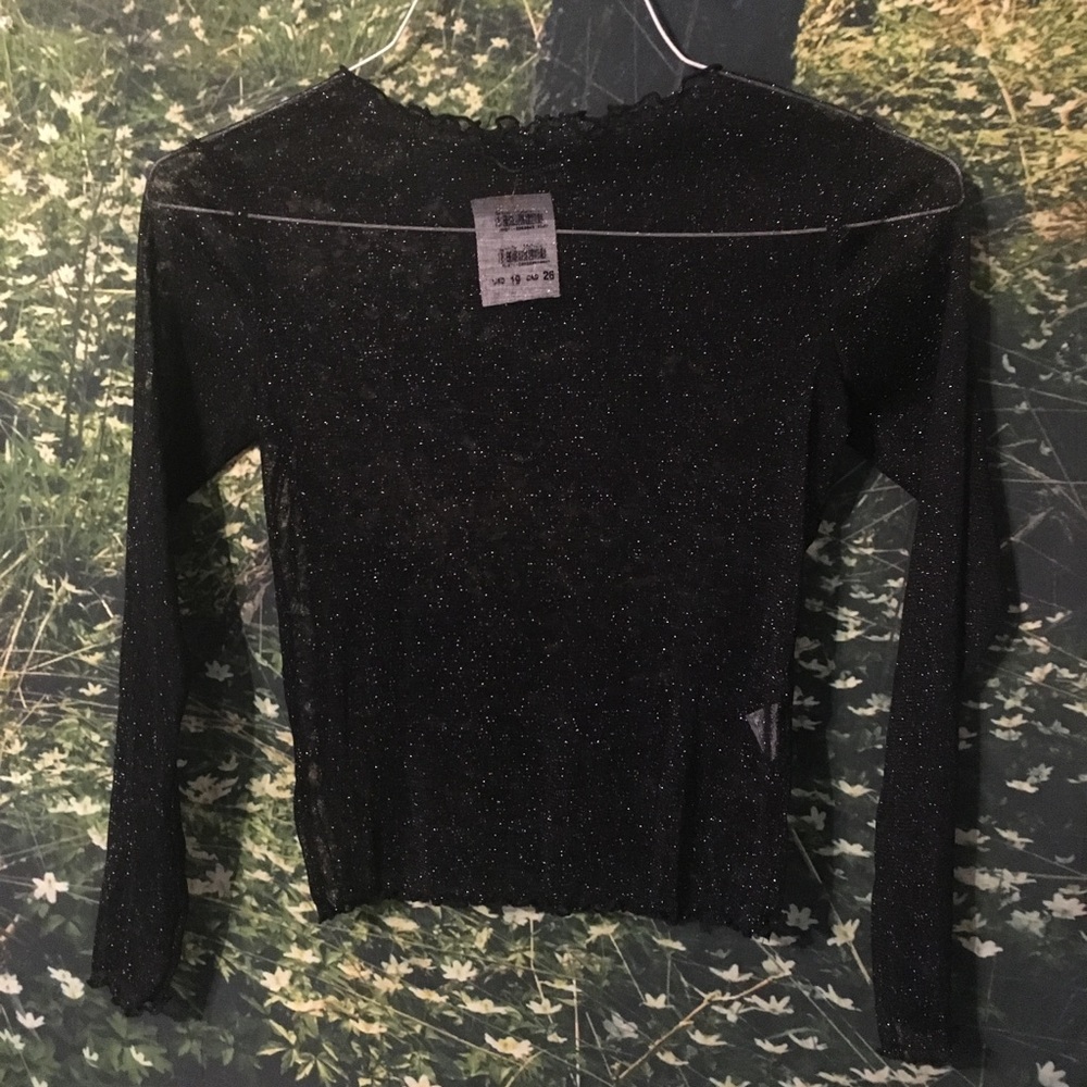 NWT Brandy Melville Glitter Longsleeve